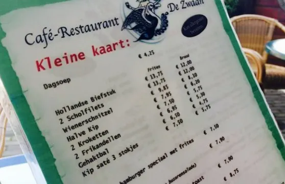 Cafe Restaurant De Zwaan