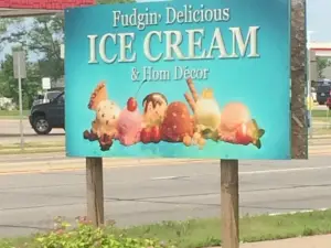 Fudgin Delicious Ice Cream & Hom Decor