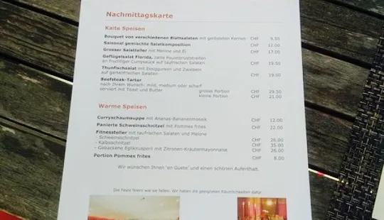 Restaurant im Hotel Kreuz Sachseln