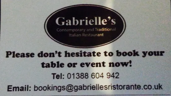 Gabrielle's restaurant