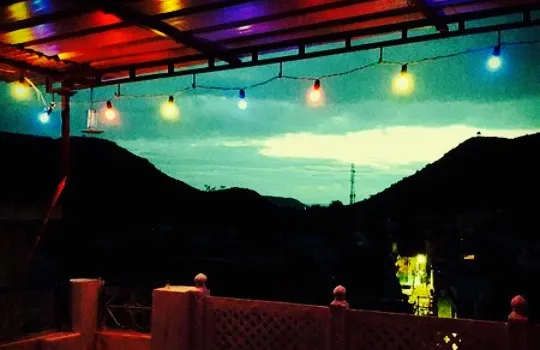 Shivam restaurant ,lake ,fort and sunset view