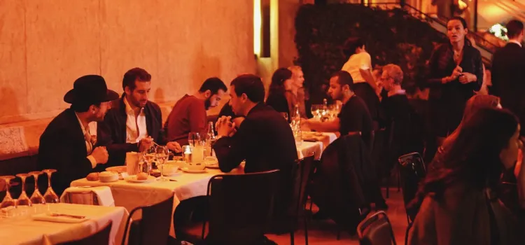 Monsieur Bleu restaurant at Palais de Tokyo in Paris