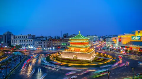 Xi'an Bell Tower attraction in Xi'an