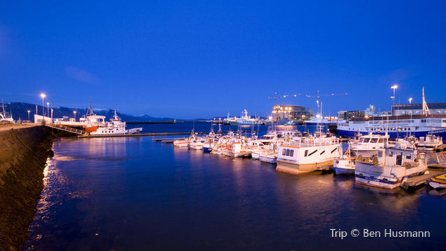 Harbor in Reykjavik