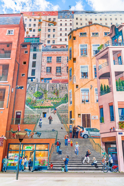 フランス/リヨン】ヨーロッパ最大規模‼︎リヨンのだまし絵＊Les Murs