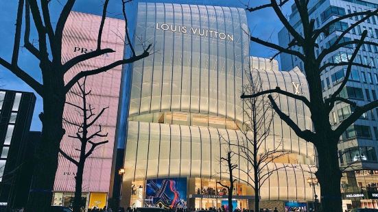 [逛街]发现，日本最大的LV在大阪御堂筋开业，亮得发光的一栋