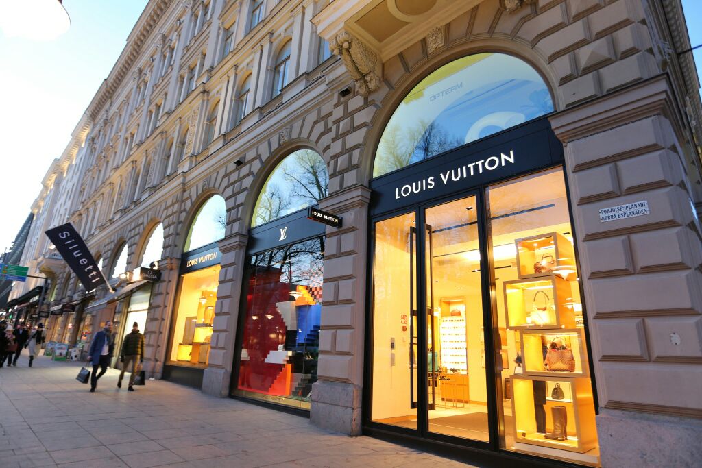 Louis vuitton helsinki store hi-res stock photography and images