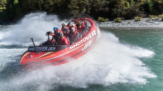 Квинстаун Shotover Jet скоростной катер/моторная лодка