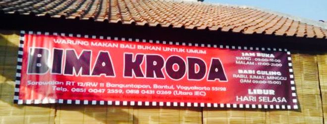 Babi Guling Bima Kroda
