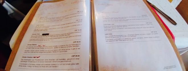 Restaurant GoldenIndia Wengen