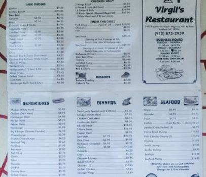 Virgil's Restaurant