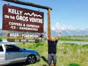 Kelly on the Gros Ventre