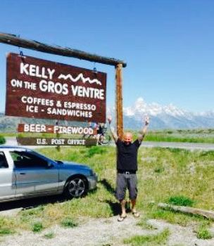 Kelly on the Gros Ventre