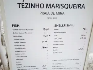 Marisqueira Tezinho, LDA