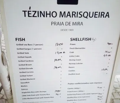 Marisqueira Tezinho, LDA