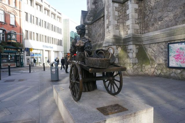 Molly Malone Statue Dublin