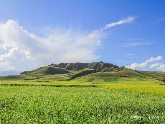 The Qilian Mountain Scenic Area