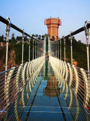 Dingyun Glass Suspension Bridge, Xihe Bay