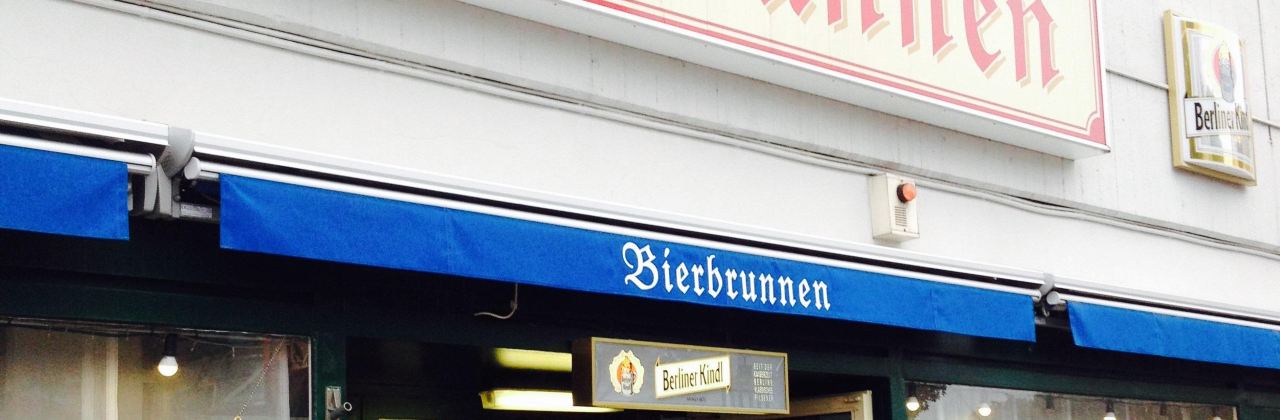 Bierbrunnen an der Plumpe