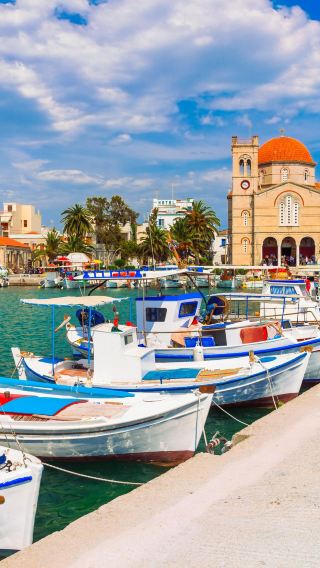 One-day tour from Athens, Greece to three islands: Poros + Hydra + Aegina, including lunch