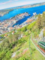 Mount Floyen and the Funicular