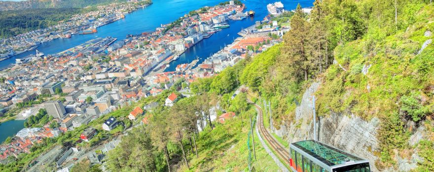 Mount Floyen and the Funicular