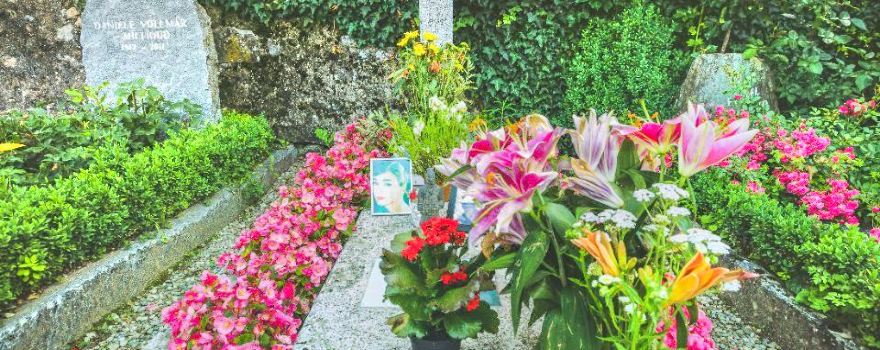 Grave of Audrey Hepburn