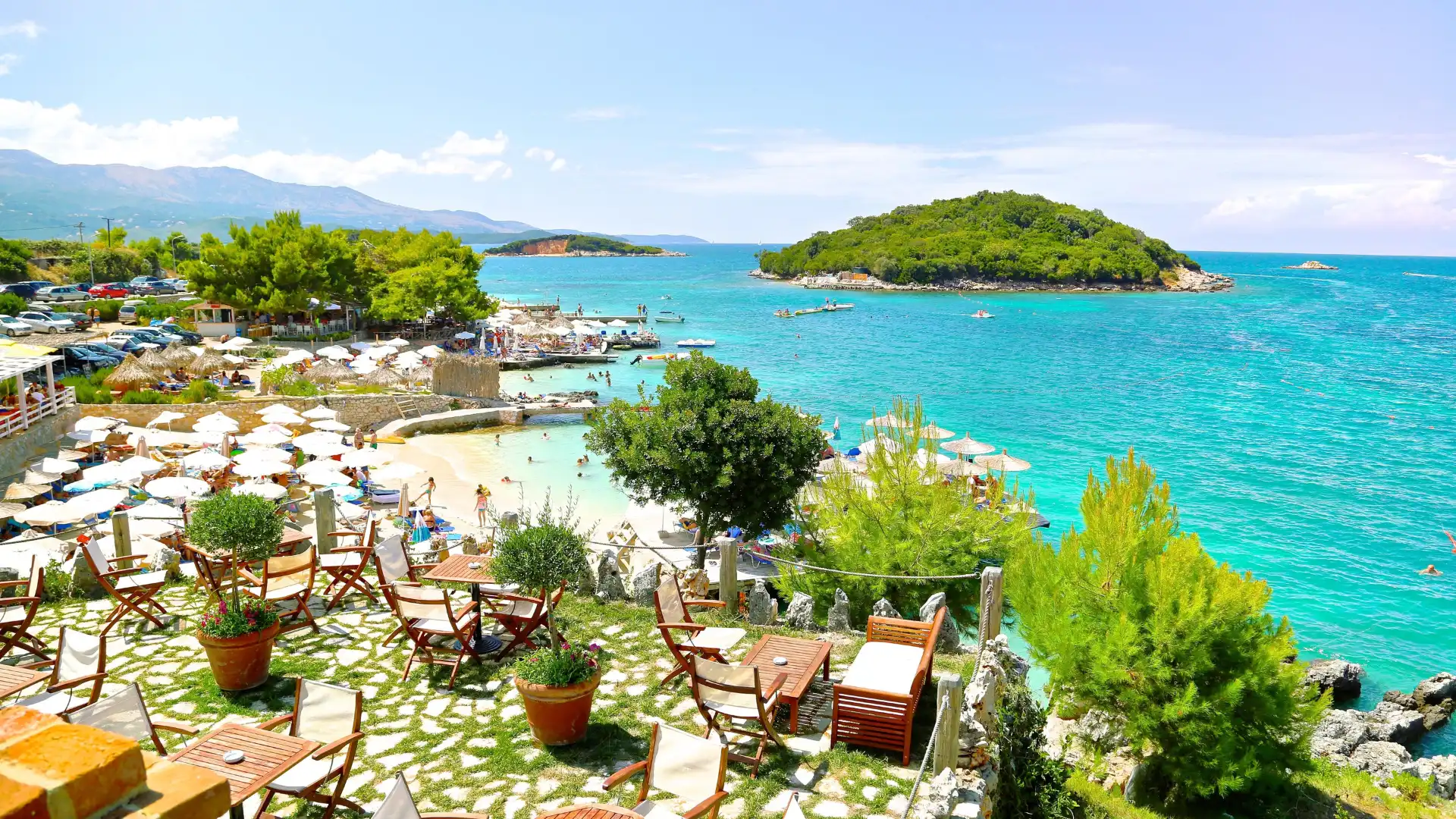 Hotels near Ksamil beach