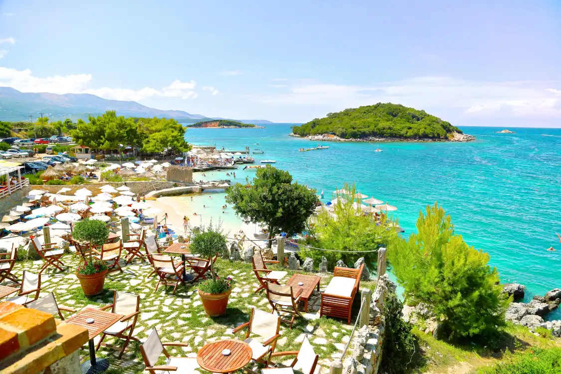 Hotels near Ksamil beach