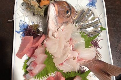 Seafood market Nagasakiko Dejima wharf