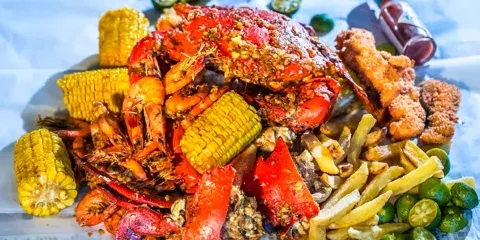 Blue Post Boiling Crabs and Shrimps