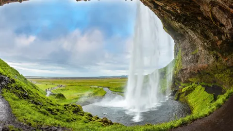 Seljalandsfoss attraction in Iceland