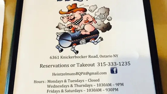 Heintzelman's BBQ Pit Inc