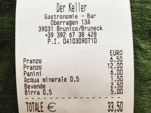Der Keller Pizzeria