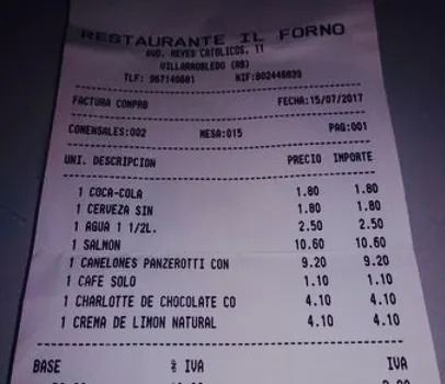 Restaurante Il Forno