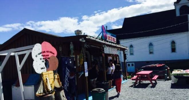St Martins Ice Cream Parlor Fresh Lobster Rolls