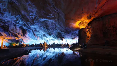 Seven Star Cave attraction in Guilin