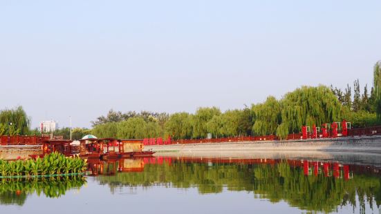 京杭大运河杨柳青镇段，天津是京杭大运河沿线的节点城市，&ld