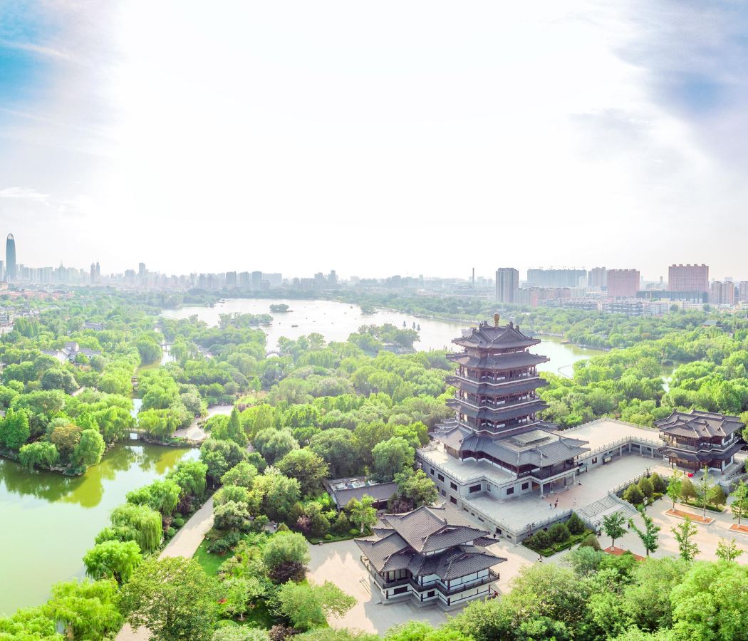 Zona comercial de Plaza Quancheng