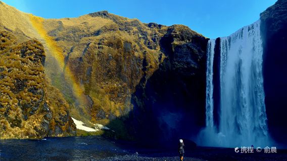 Iceland South Coast + Solheimajokull Glacier lawatan sehari(Pantai Pasir Hitam, Vik, Air Terjun Terkenal)