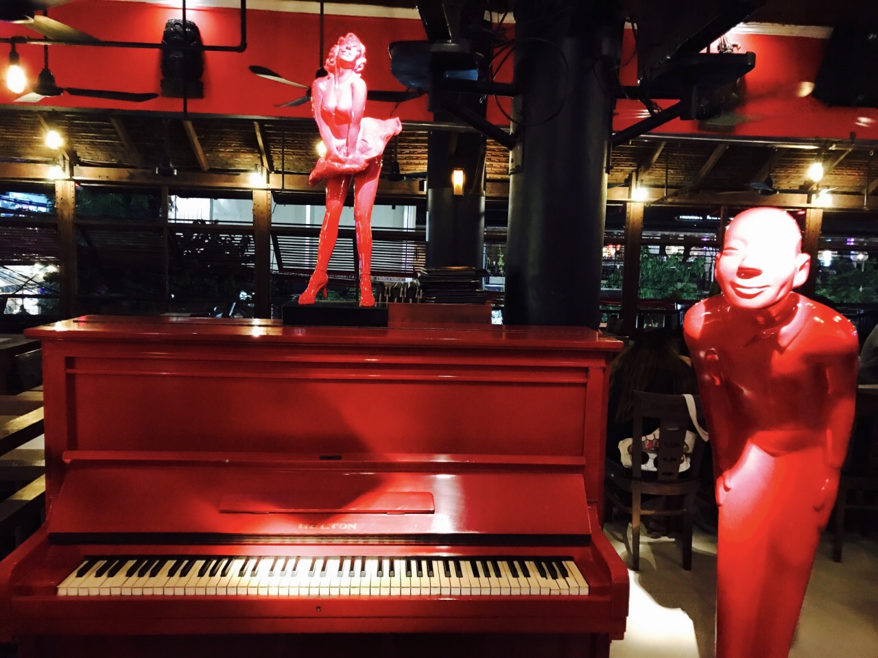The Red Piano(Pub Street) restaurants, addresses, phone numbers, photos,  real user reviews, No 341, 50 m Northwest of the Old Market, Svay Dangkom,  Mondul I, Siem Reap, Cambodia, Siem Reap restaurant recommendations -