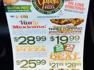 Gondola Pizza Restaurants