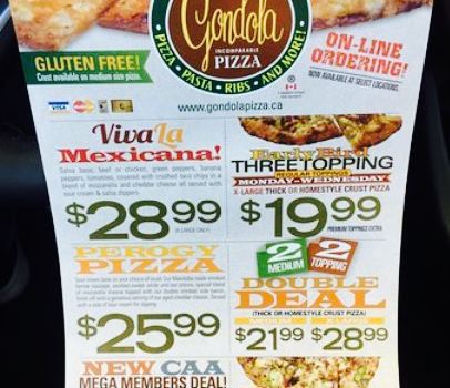 Gondola Pizza Restaurants