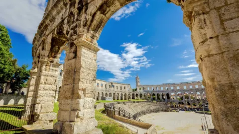 Pula Arena attraction in Pula