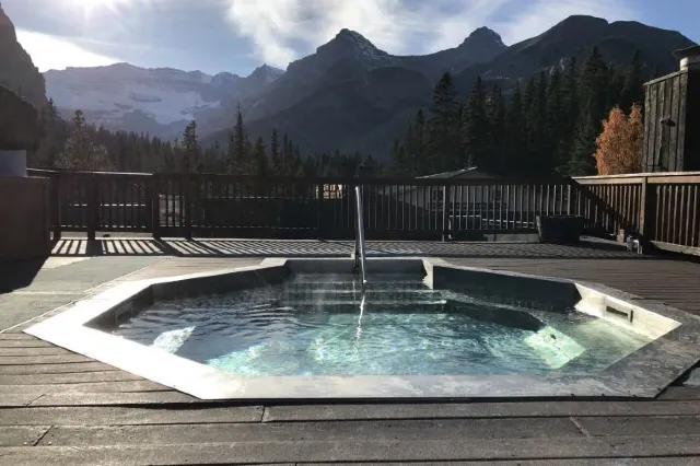 To Relax after A Day Hiking: Banff Upper Hot Springs