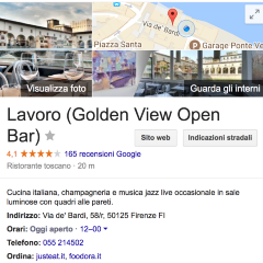 Golden View Open Bar Firenze User Photo