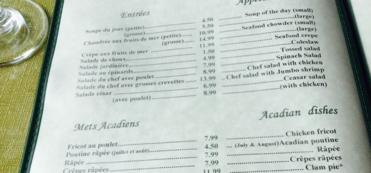 Restaurant la Sagouine