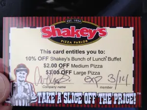 Shakey's Pizza Parlor