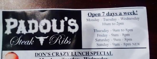 Padou's Steak & Rib