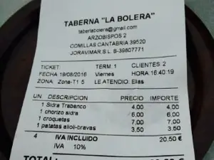 Taberna la bolera